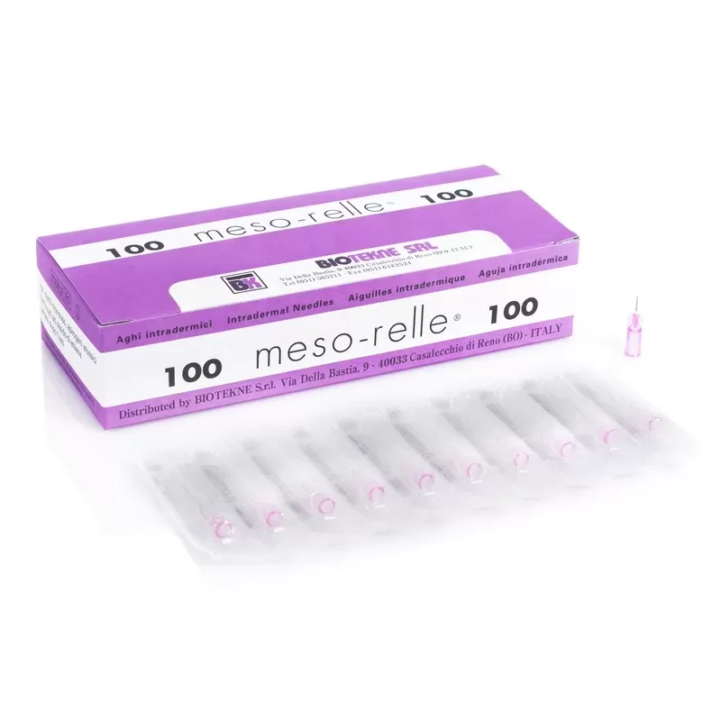 Igły do mezoterapii MESO-RELLE 0,23 x 6mm 32G