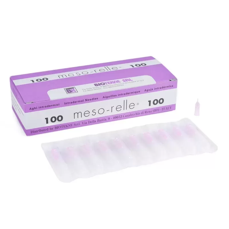 Igły do mezoterapii MESO-RELLE 0,23 x 4mm 32G
